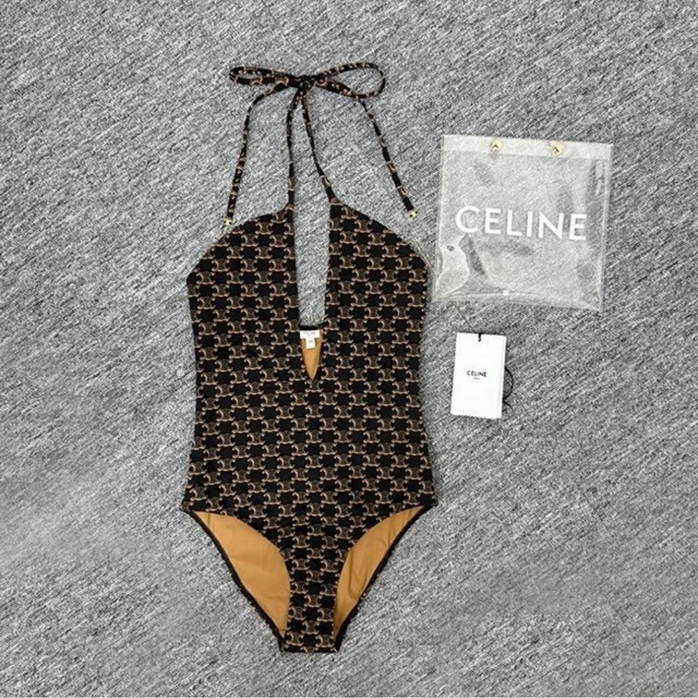 Celine Triomphe Monogram One Piece